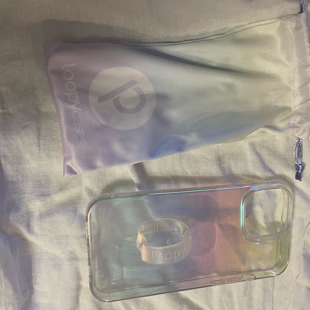 iPhone 12/13 Pro Max Clear Opal Loopy Case